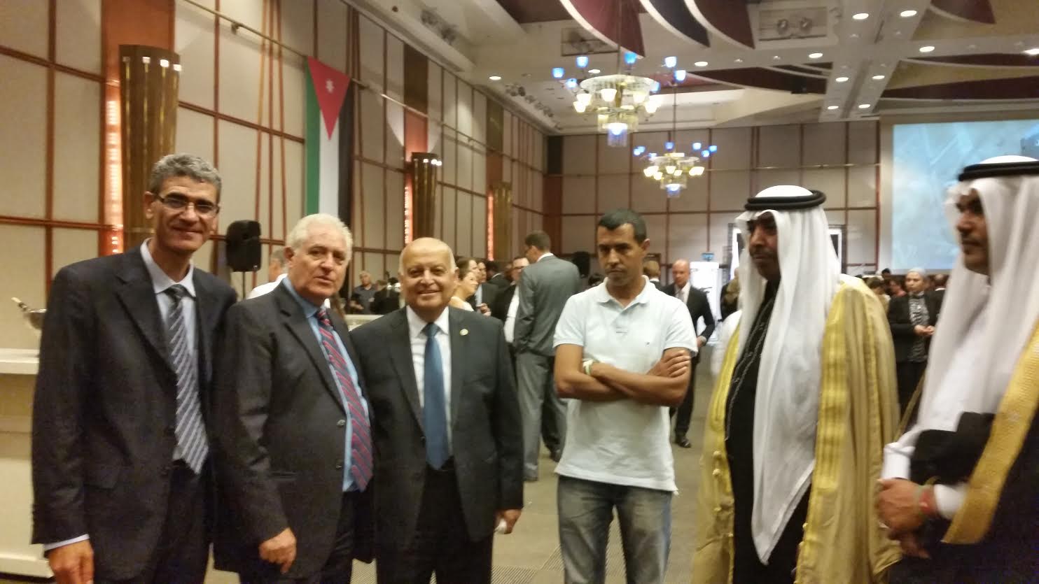 Ambassadors' Club President at the Jordanian National Day Reception